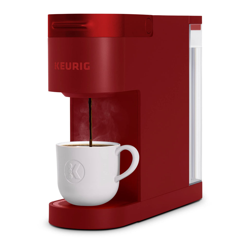 Keurig K-Slim front view shows compact design for tight spaces.