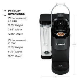 66 oz dual-position reservoir on Keurig K-Supreme saves counter space.