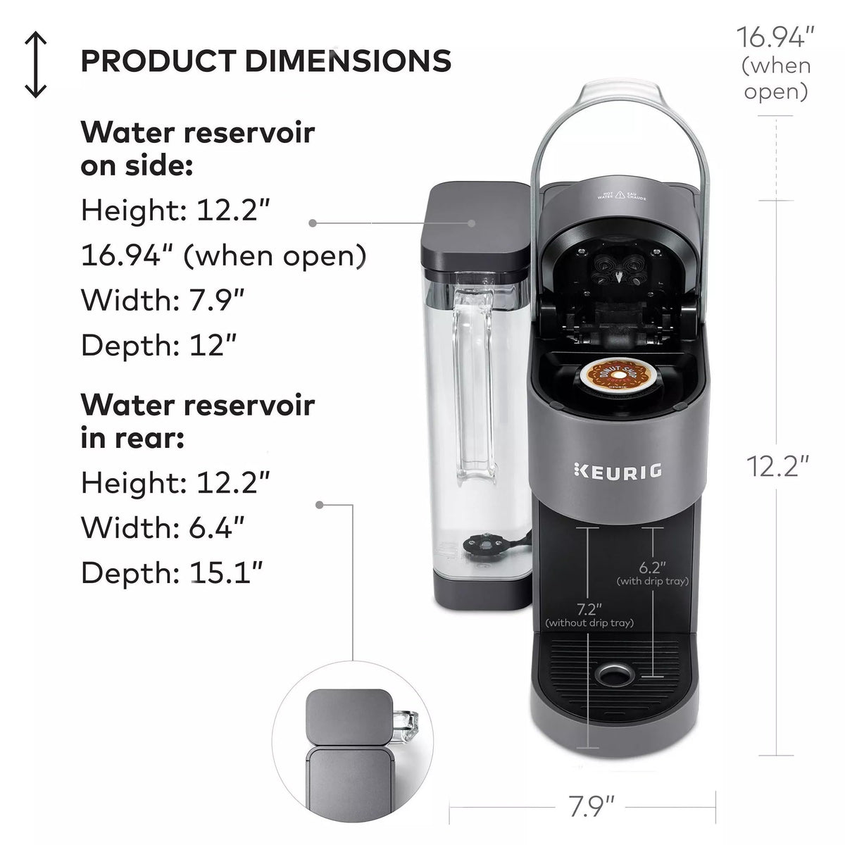 Keurig K-Supreme hot-over-ice mode creates a refreshing iced coffee.