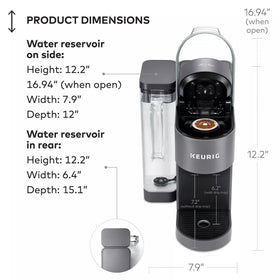 Keurig K-Supreme hot-over-ice mode creates a refreshing iced coffee.