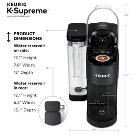 Keurig K-Supreme maintenance alert reminds you to descale.