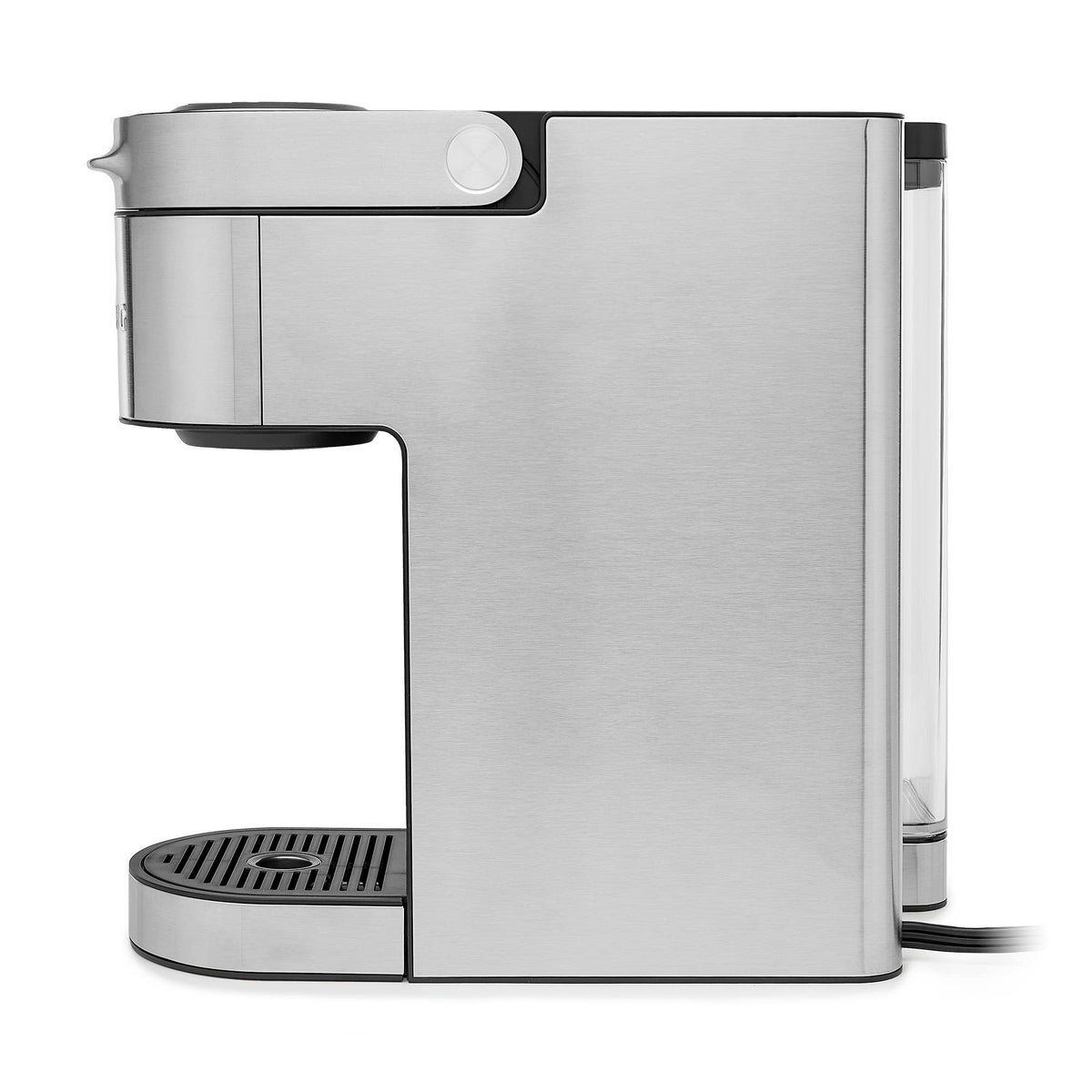 Keurig K-Supreme Plus stainless steel finish close-up emphasizing durability