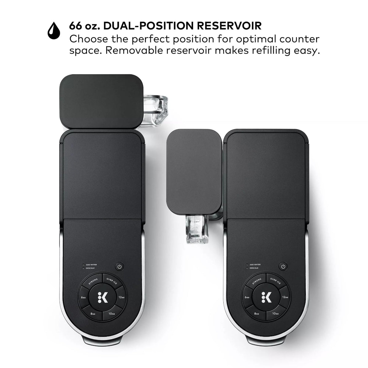 Keurig K-Supreme simple button controls for easy brewing.