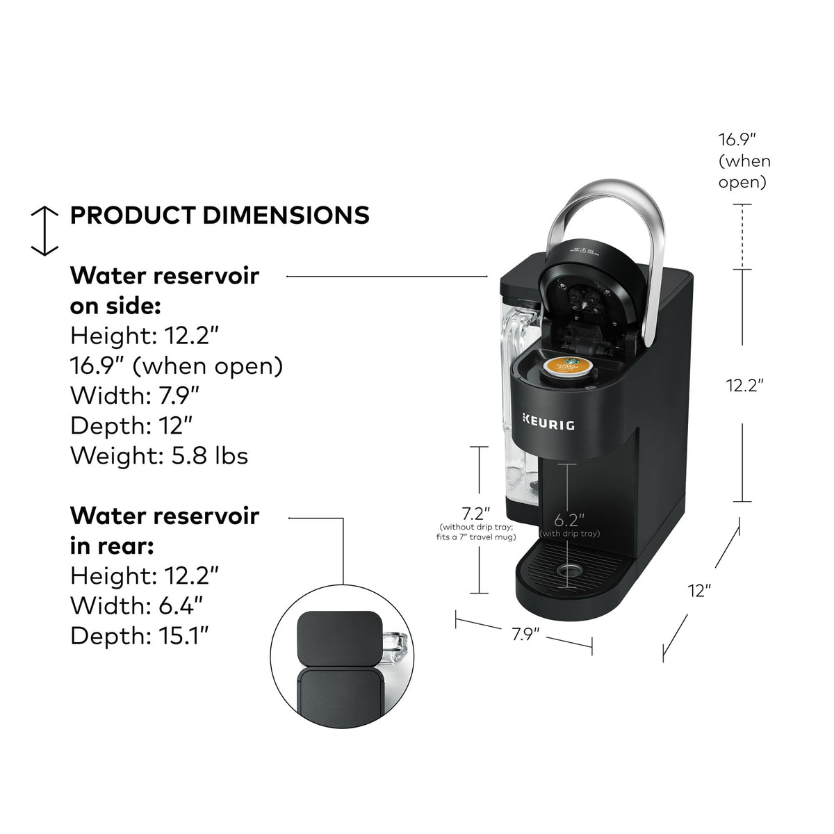 Keurig K-Supreme SMART favorite settings display for family sharing