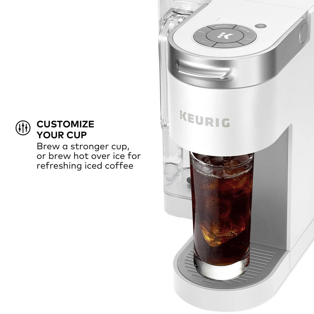 Keurig K-Supreme Travel Mug Friendly design fits tall mugs
