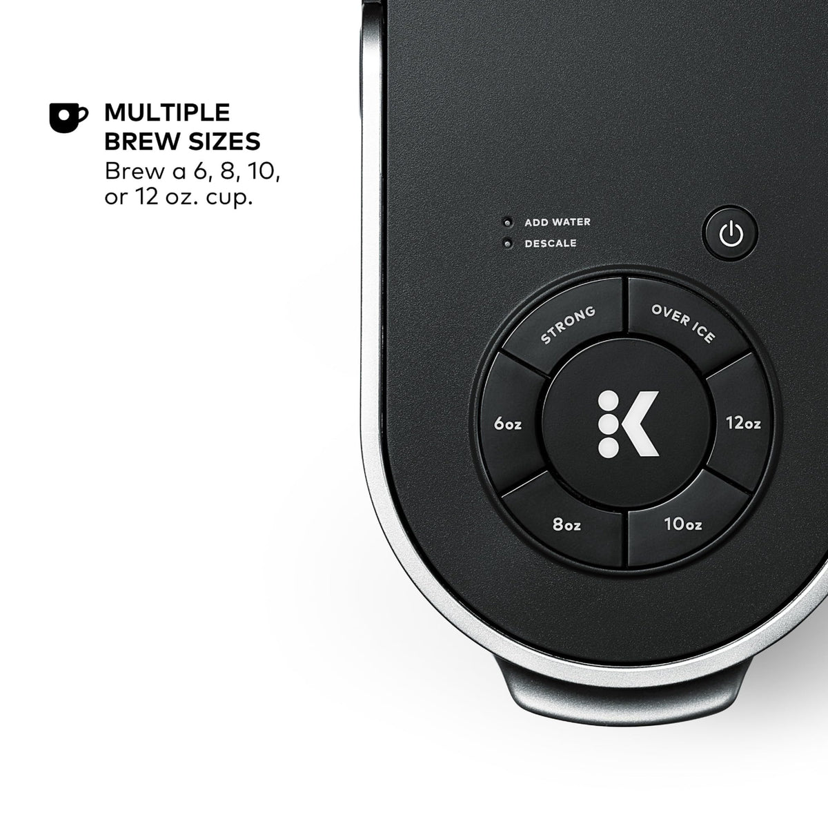 Keurig K-Supreme travel mug-friendly design fits up to 7 inches.