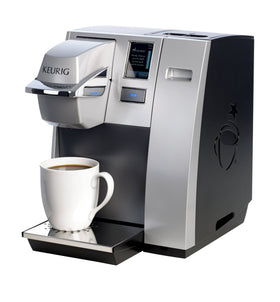 Keurig K155 Office Pro touchscreen interface enables quick, customizable brews for teams