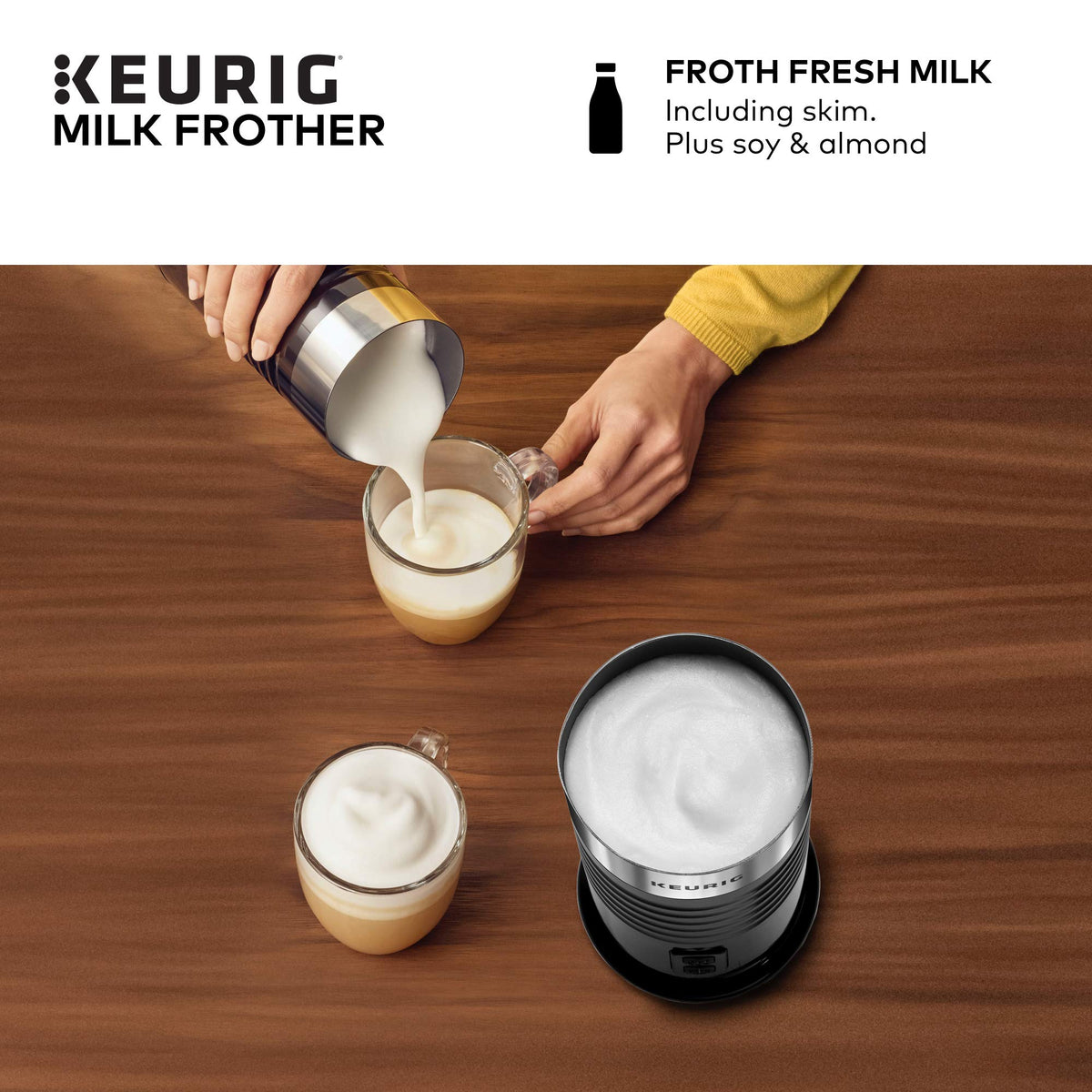 Keurig Milk Frother energy-saving automatic shut-off feature