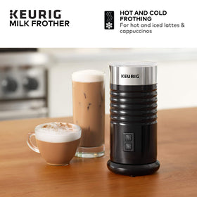 Keurig Milk Frother two-button controls for hot and cold frothing