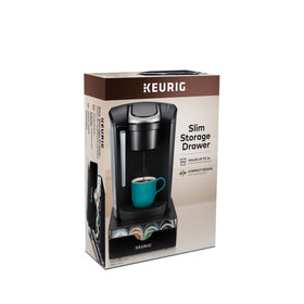 K-Cup pod display within reach, enabling quick selections.