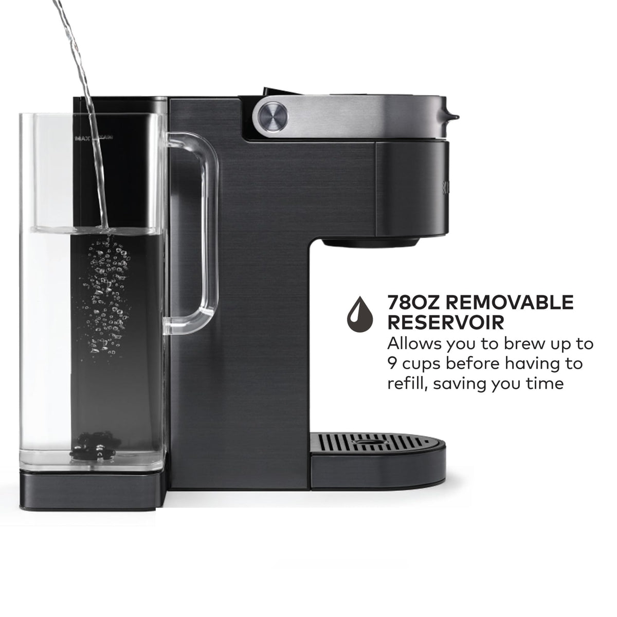 Keurig app control to save favorites and schedule brews.