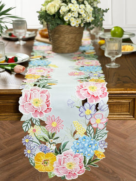 KEVA floral spring table runner packaging makes a gift-ready option