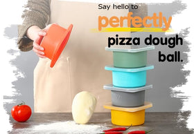 Kevjes two-pack green dough containers for portions