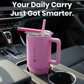 Key Battery Outlet Easy Grip Opener in hot pink, blending style with practical lid turning.