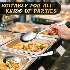 KEYOXY buffet and party spoons enhance presentation at gatherings