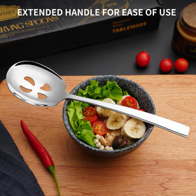 Keyoxy buffet-ready spoons with elegant presentation for gatherings.