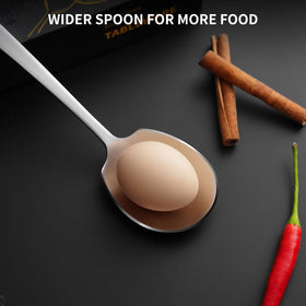 Keyoxy dishwasher-safe serving spoons for quick cleanup after events.