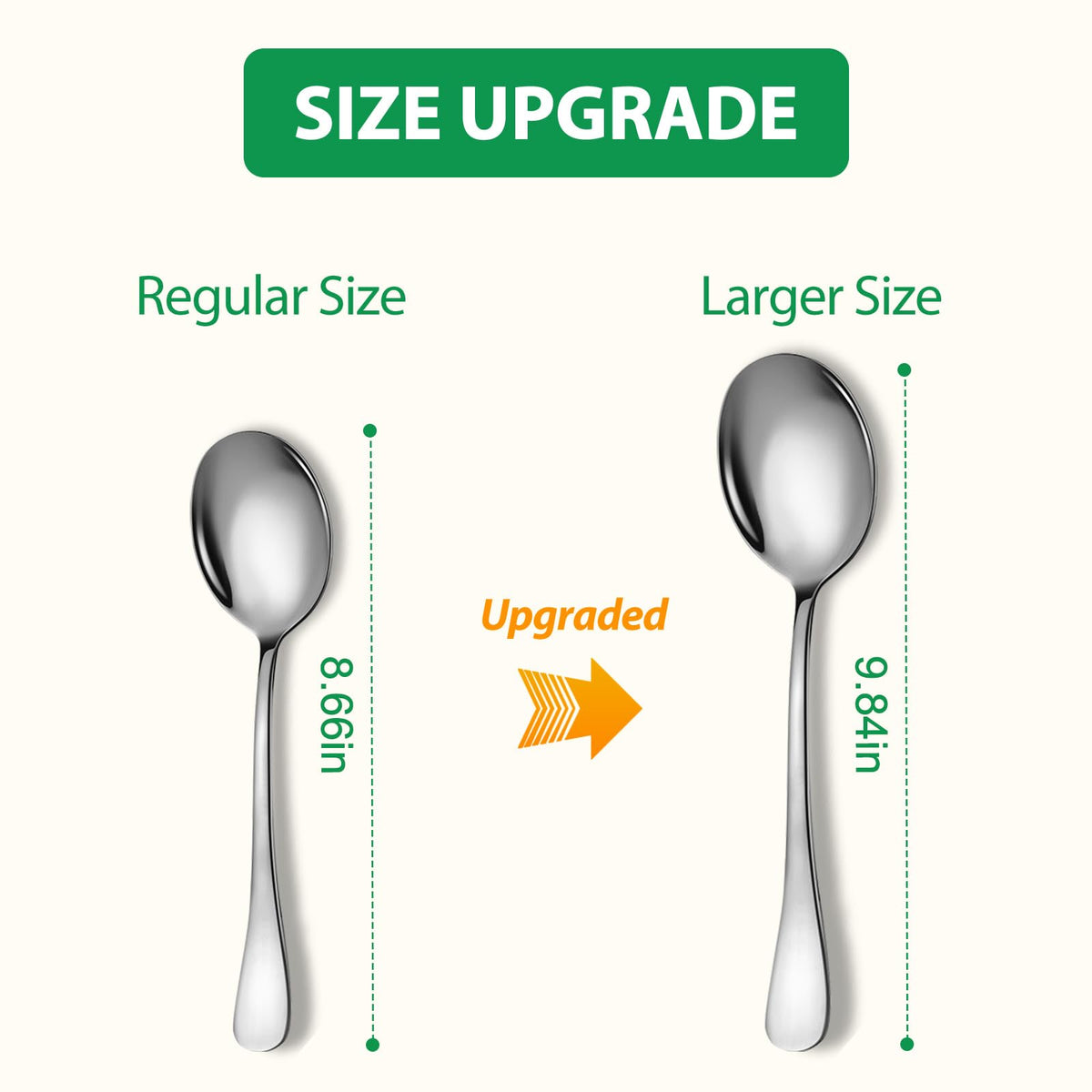 KeyOXY stainless steel serving spoons shown in dishwasher-safe use after a party.