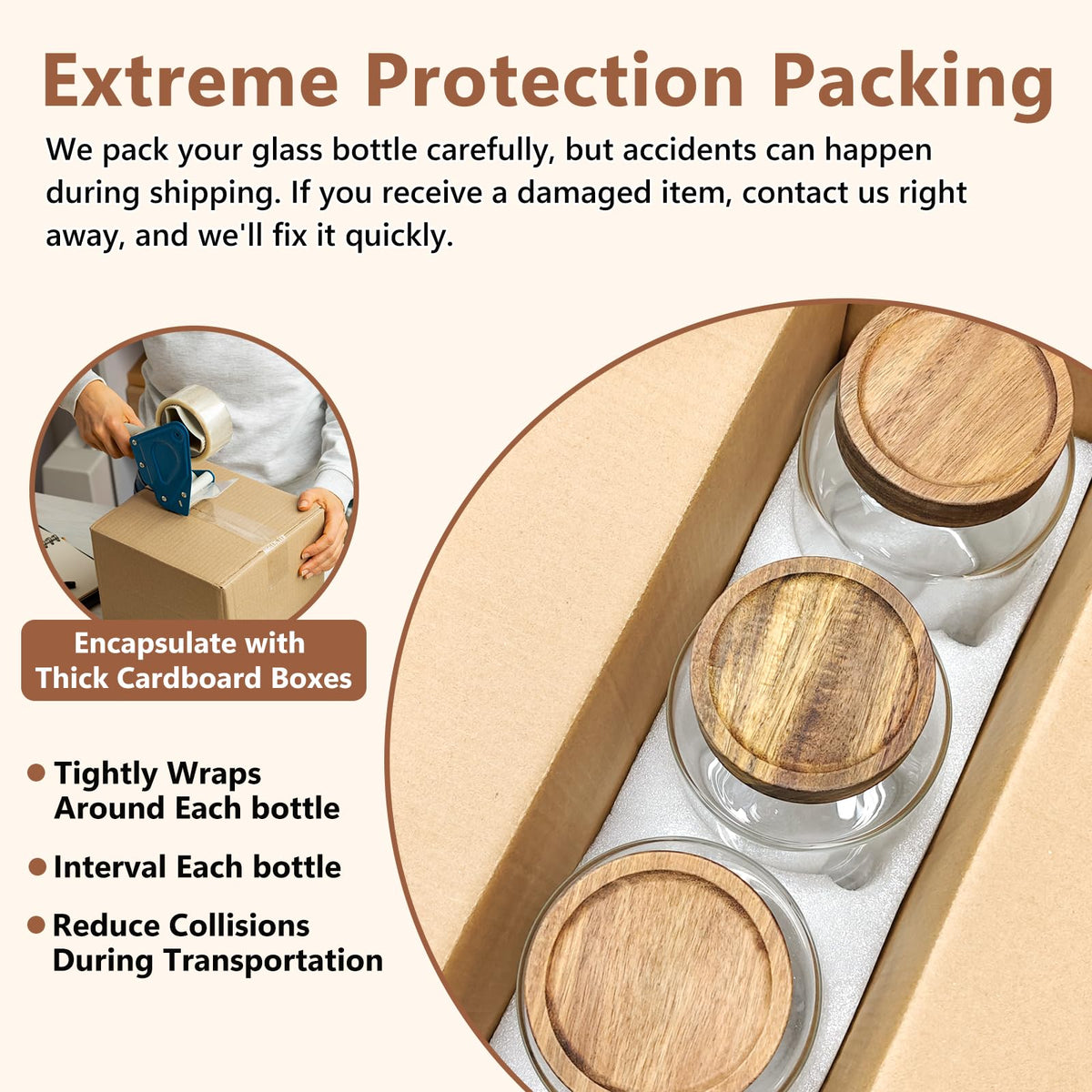 Dishwasher safe jars for simple cleanup and everyday practicality.