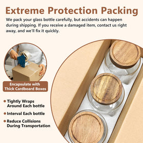 Dishwasher safe jars for simple cleanup and everyday practicality.
