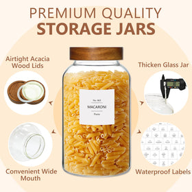 Wide-mouth jar design enables easy loading and cleaning for bigger items.