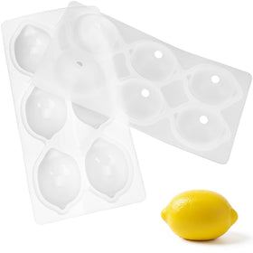 KH866 3D lemon-shaped mold with six cavities for elegant desserts