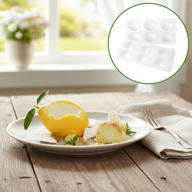 KH866 lemon mold perfect for candles or soaps with silicone flexibility