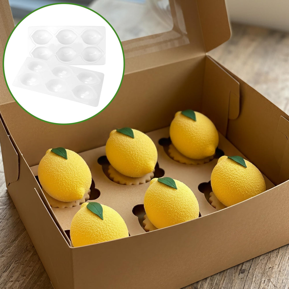 KH866 lemon mold suitable for jelly and pudding creations