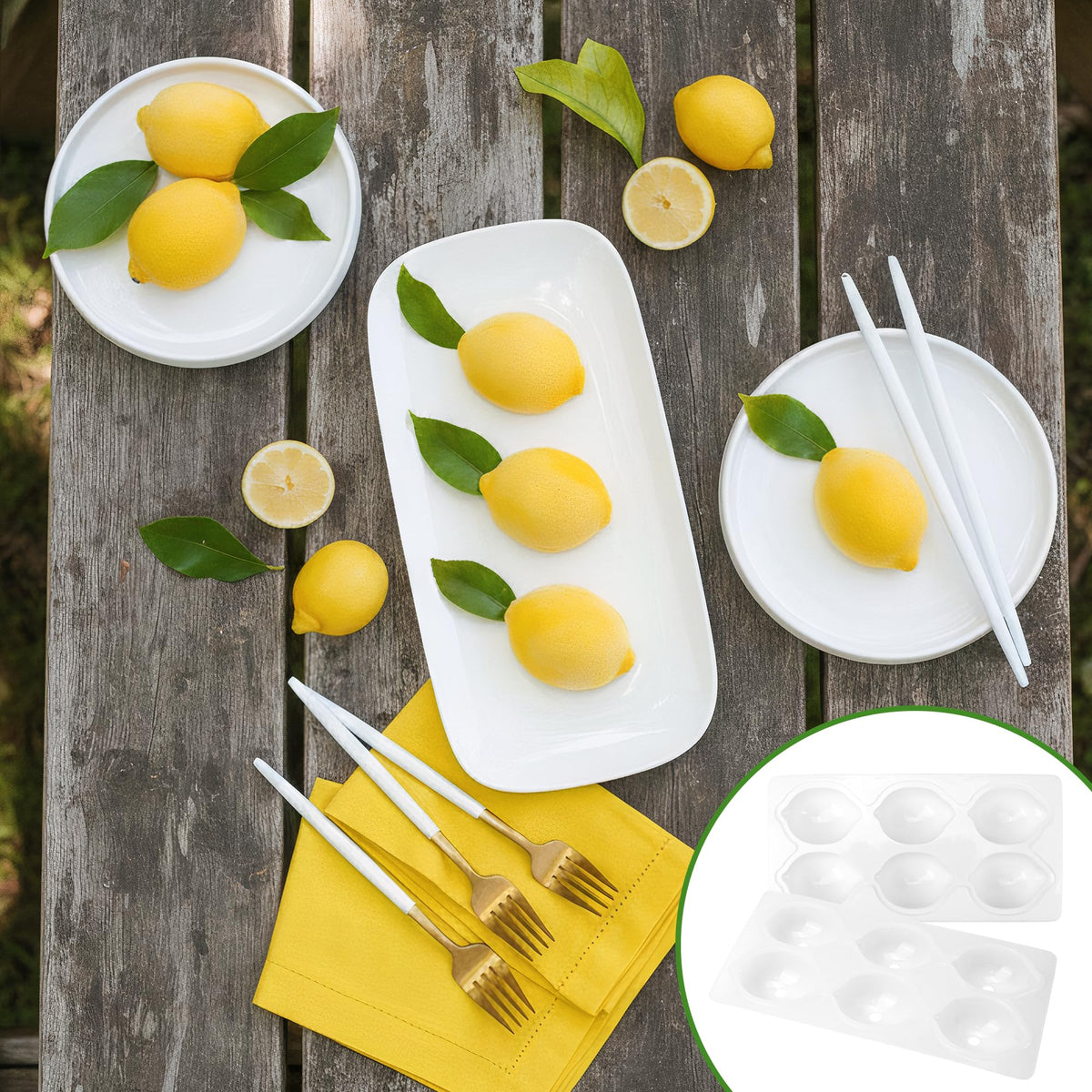 KH866 lemon mousse chocolate mold ideal for mousse and candy