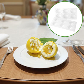 KH866 lemon-shaped mold for cake decoration and dessert garnishes