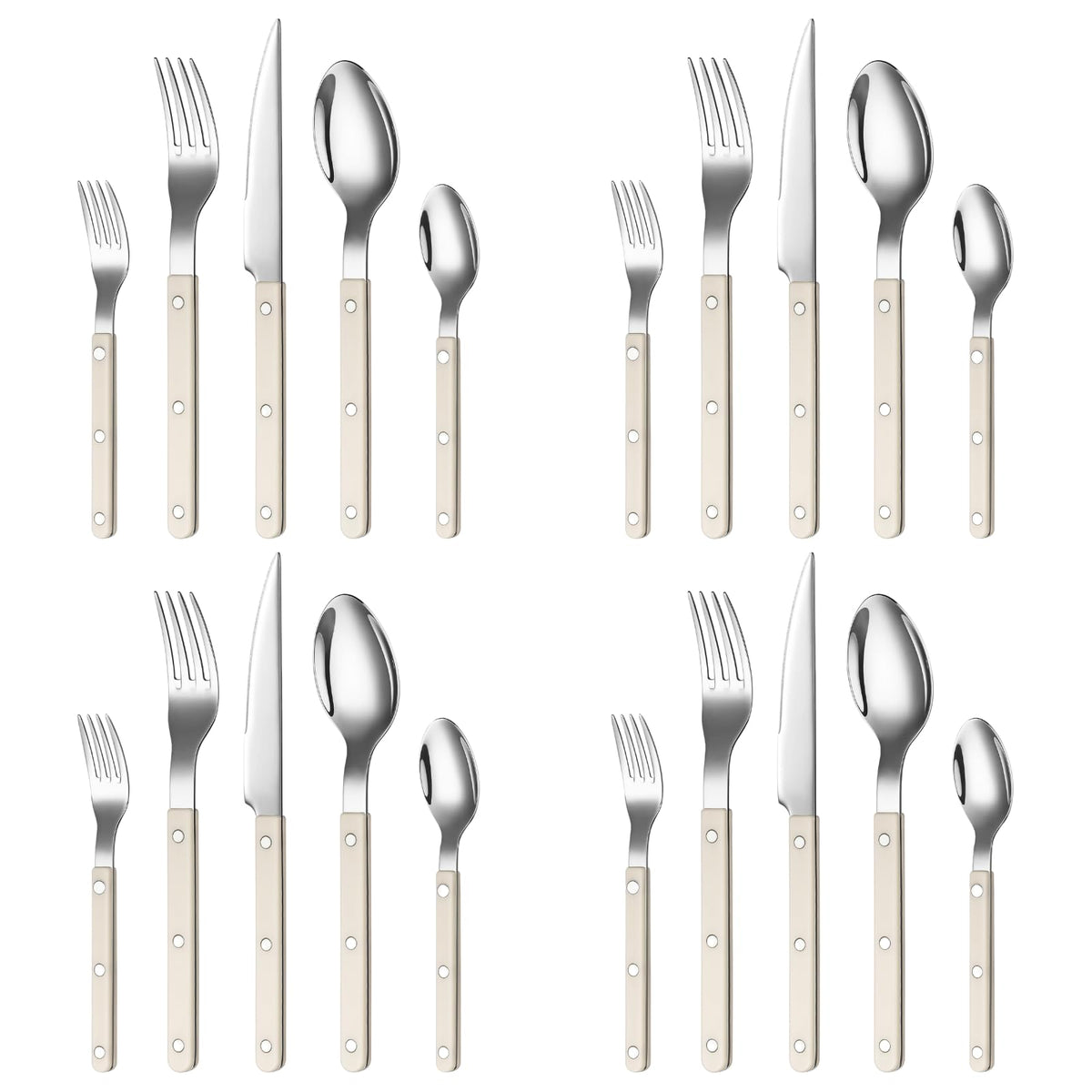 Khen modern cutlery-style handles add elegant, contemporary flair to any table.
