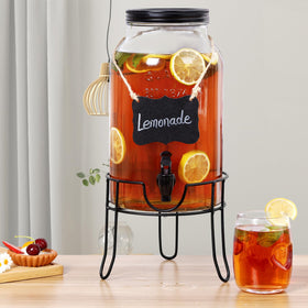 Khlotiko dishwasher-safe glass dispenser ready for quick cleanup.