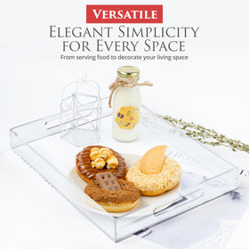 KHUBVIX spill-proof tray keeps countertops neat when serving breakfast in bed.