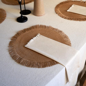 KIBAGA easy-care mats wipe clean; napkins machine wash gentle