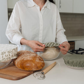 KIBAGA machine-washable bowl cover cleans easily