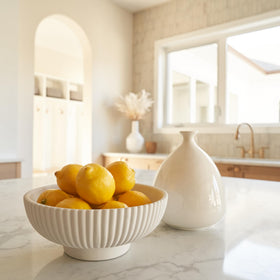 KIBAGA modern kitchen-counter decor showcasing the bowl as a centerpiece for everyday use.
