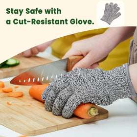 Kibbidea kids finger guard feature aids safe handling