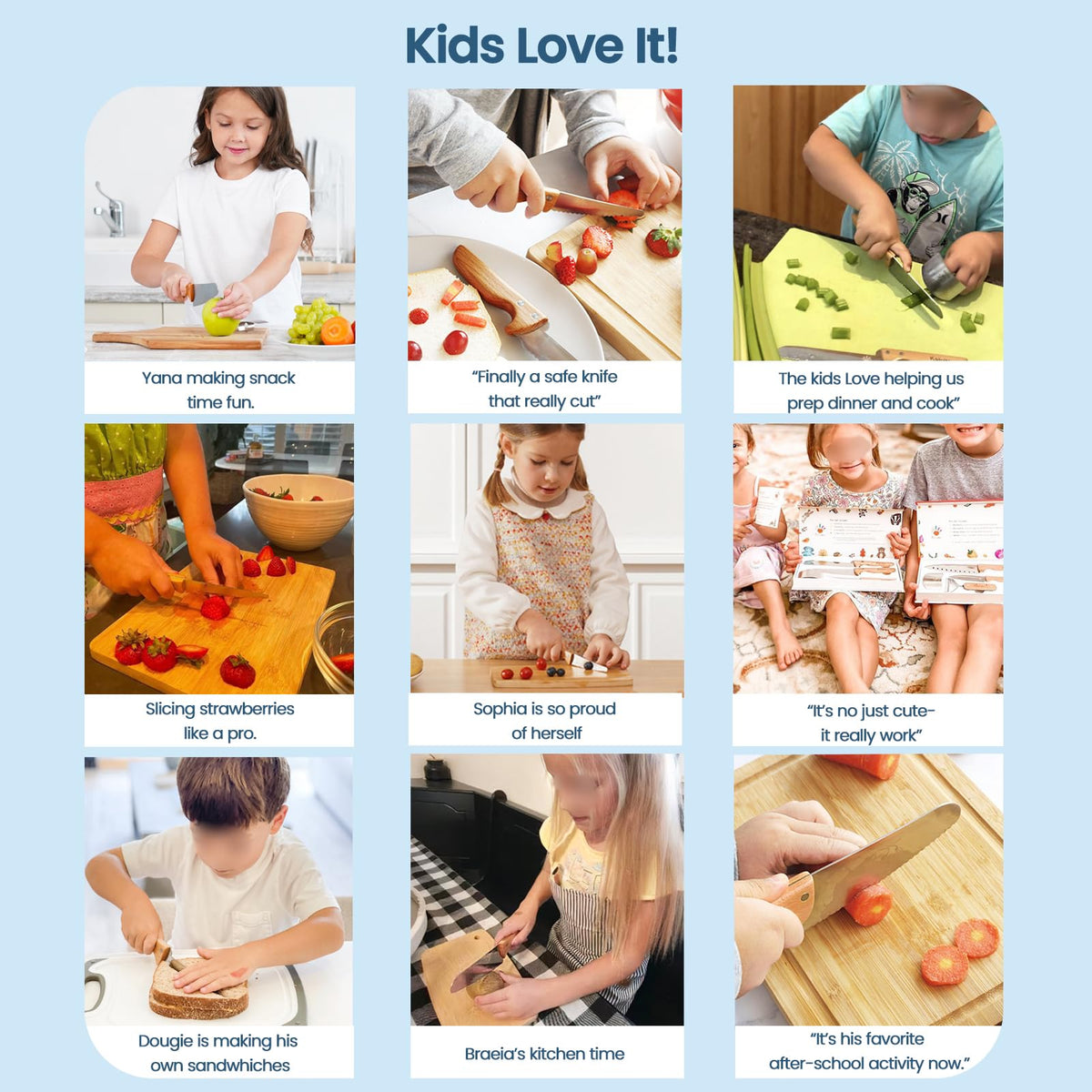 Kibbidea BPA-free materials ensure food contact safety for budding young chefs.