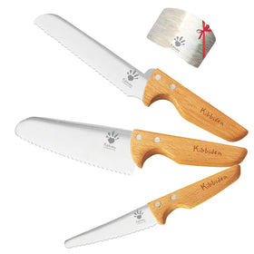 Kibbidea Kids Safe Knife Set paring knife for precise fruit prep with safety features.