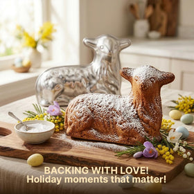 KIBS Group aluminum mold, durable for repeated holiday use.