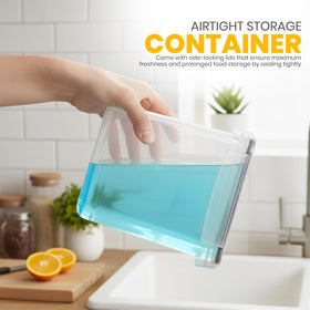 KICHLY airtight medium container 1.6L fits snacks and dry goods.