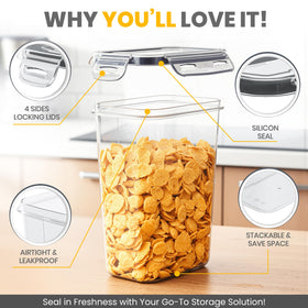 KICHLY airtight small container 0.8L convenient for nuts and spices.