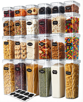 KICHLY airtight tall container 2.8L keeps cereals fresh and organized.