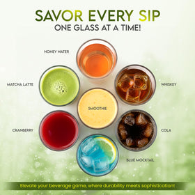 KICHLY unbreakable, scratch-resistant cups ready for entertaining and travel.