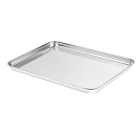 Kichwit stainless steel baking sheets oven-ready design for roasting multiple items