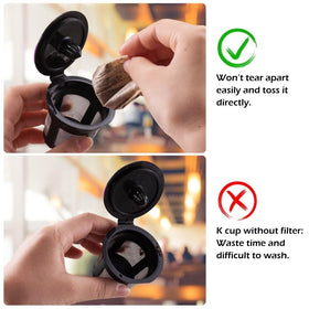 Kicovitifa compatible with reusable K-Cups for versatile Keurig setup.