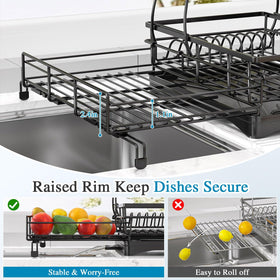 Kicyosl non-slip base keeping the rack steady during use