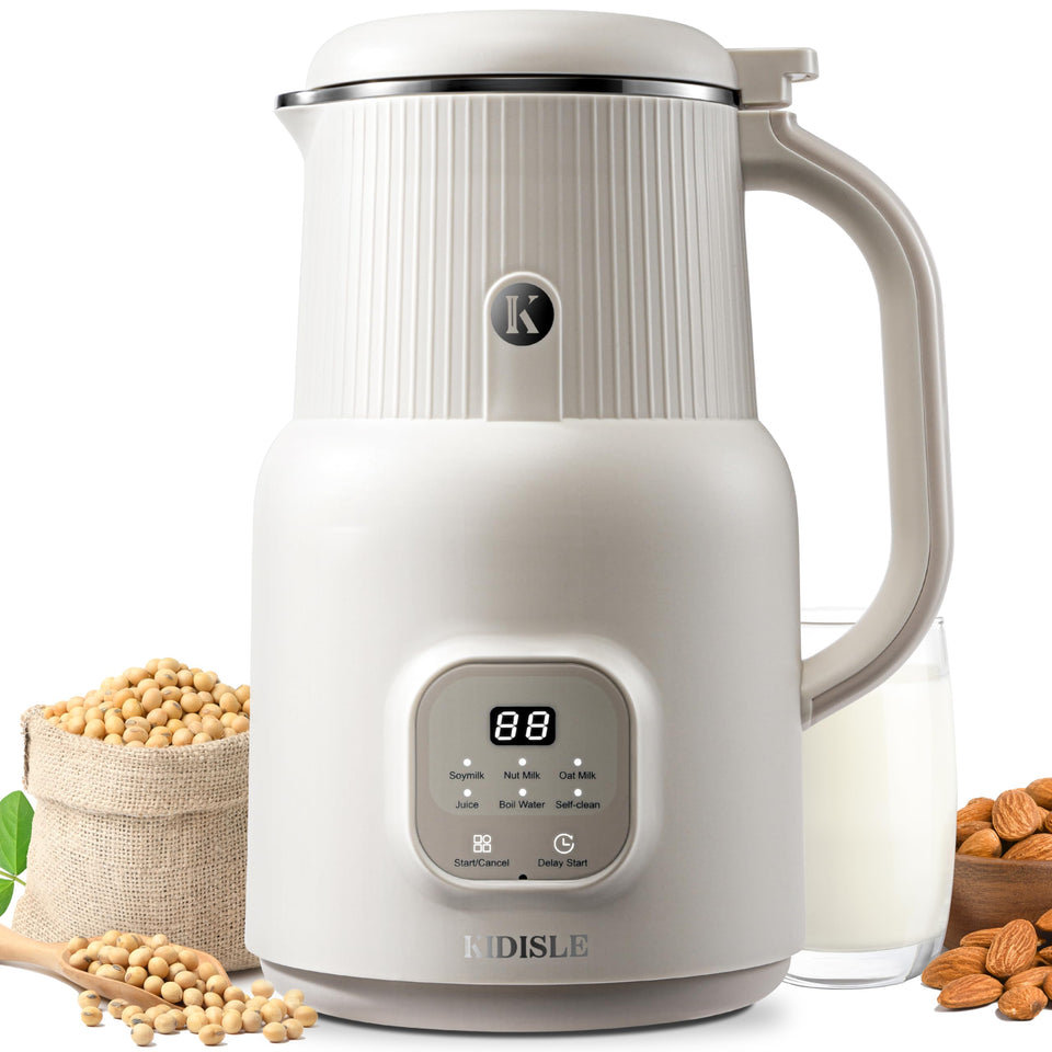 KIDISLE 20oz nut milk maker front view for convenient homemade plant milks