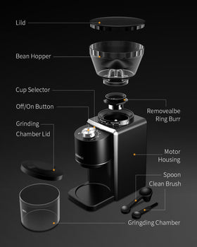 KIDISLE 2–12 cup selector enables versatile dosing options.