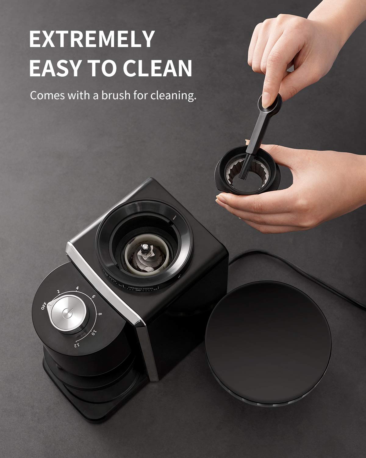 KIDISLE compact design fits neatly on small kitchen counters.